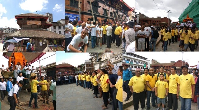 Participation in Indrajatra